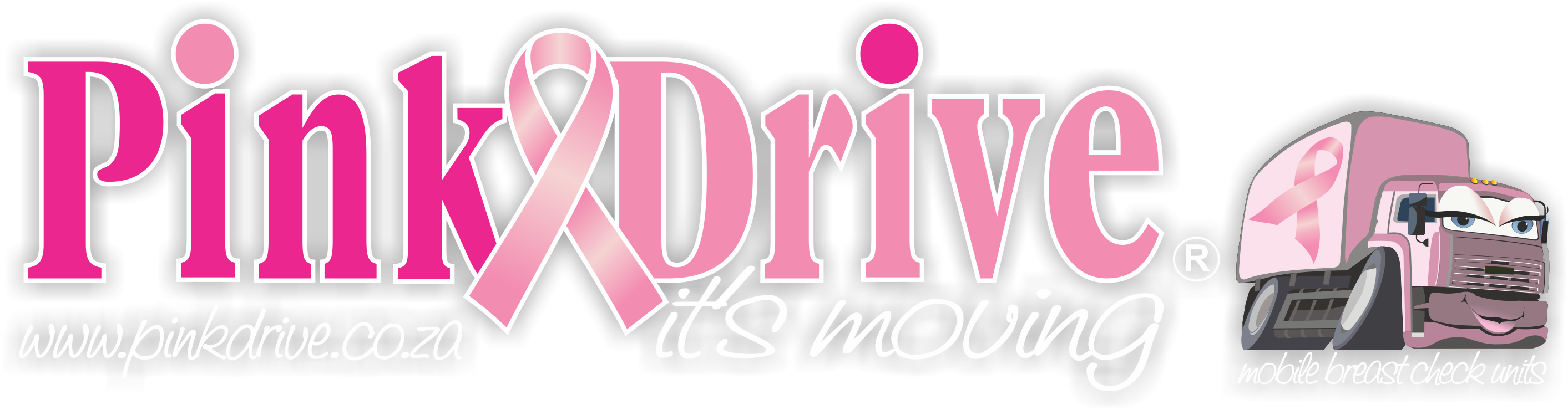 Logo-home - Pink Drive Logo (2826x740), Png Download