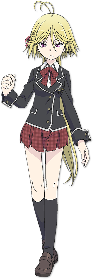 Mira Yamana Anime Character Full Body - Trinity Seven Mira Png (400x935), Png Download