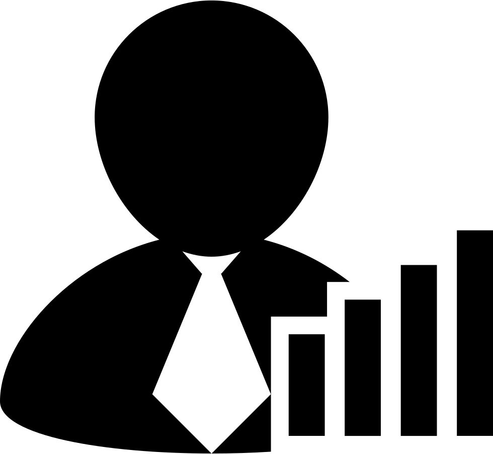 Businessman With Bars Stocks Graphic Comments - Business Man Png Icon (980x902), Png Download
