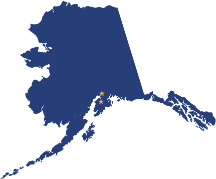 Alaska - Alaska Hawaii Puerto Rico (463x378), Png Download