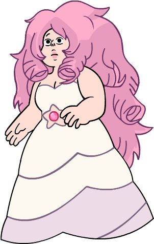 Rose Full Body - Steven Universe - Button Badge Or Magnet 1.5 Inch (396x525), Png Download