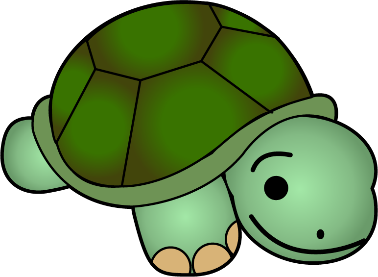 Cute Turtle Clip Art Free Clipart Images - Turtle Clipart (772x565), Png Download