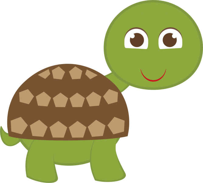 Turtle Cute - Tortoise (668x600), Png Download
