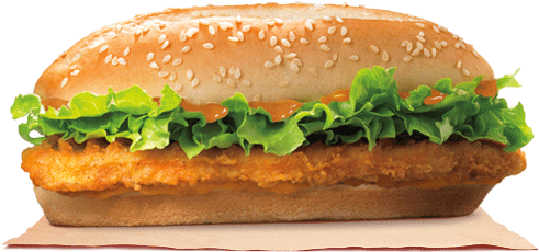 A Hot Twist On A Cool Classic - Breaded Chicken Fillet Sandwich (500x540), Png Download