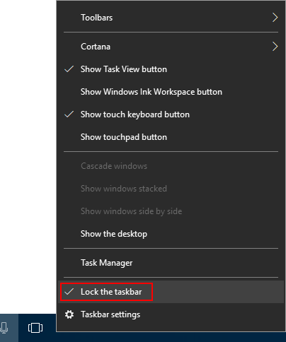 Unlock Windows Taskbar - Taskbar (404x484), Png Download