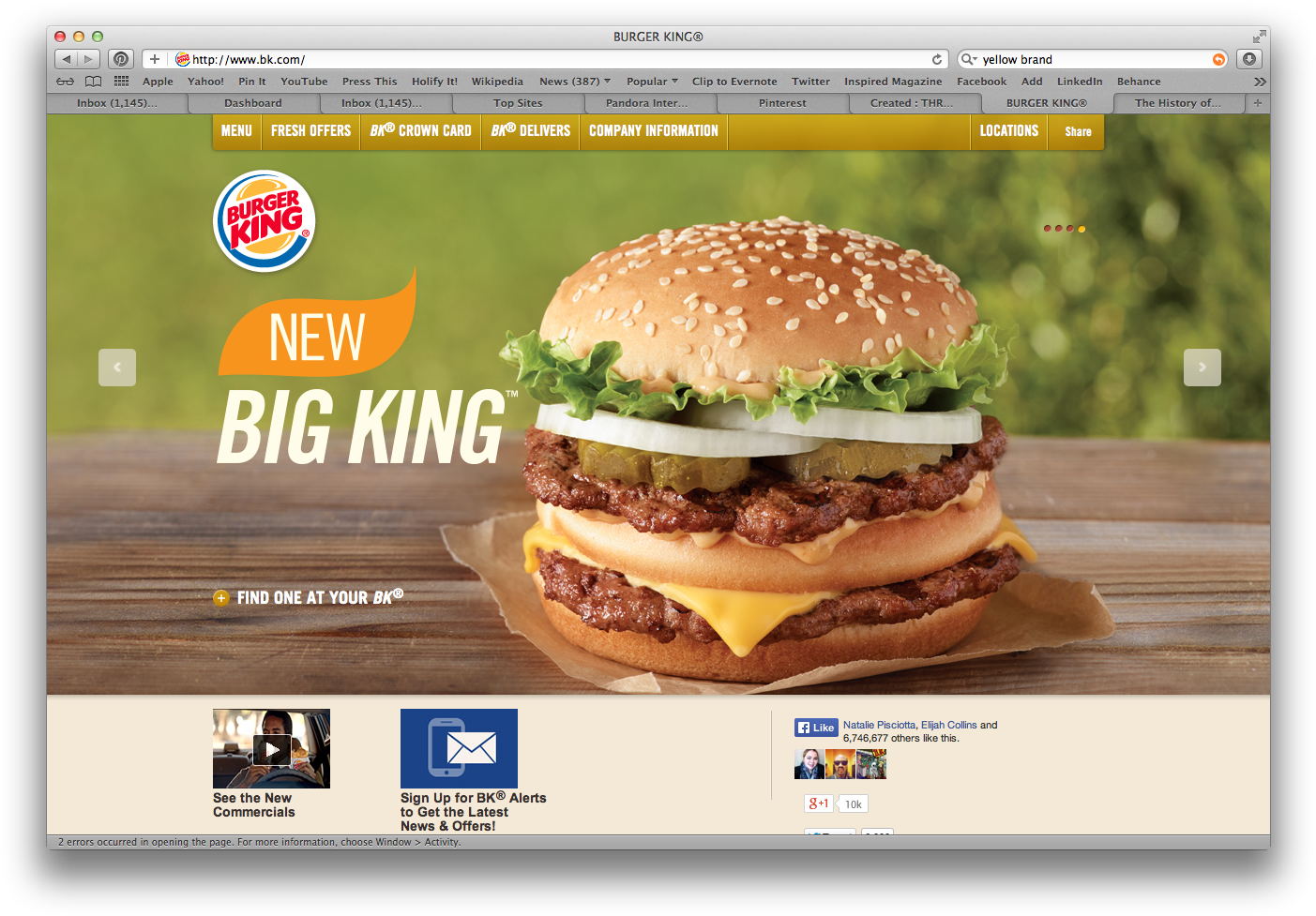 Burger King Chose To Showcase This Burger Outside In - Burger King (1418x992), Png Download