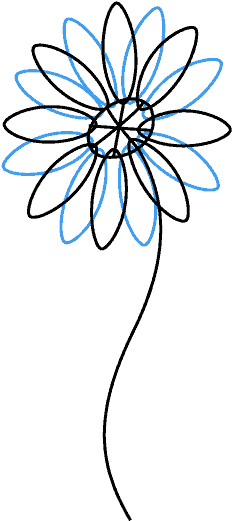 How To Draw A Daisy - African Daisy (678x600), Png Download