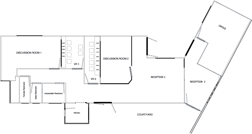 Focus 21 Rooms Floor Plan - Diagram (1024x554), Png Download