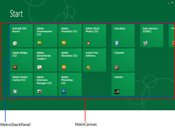 Wpfmetro/layout - Microsoft Blend (600x440), Png Download