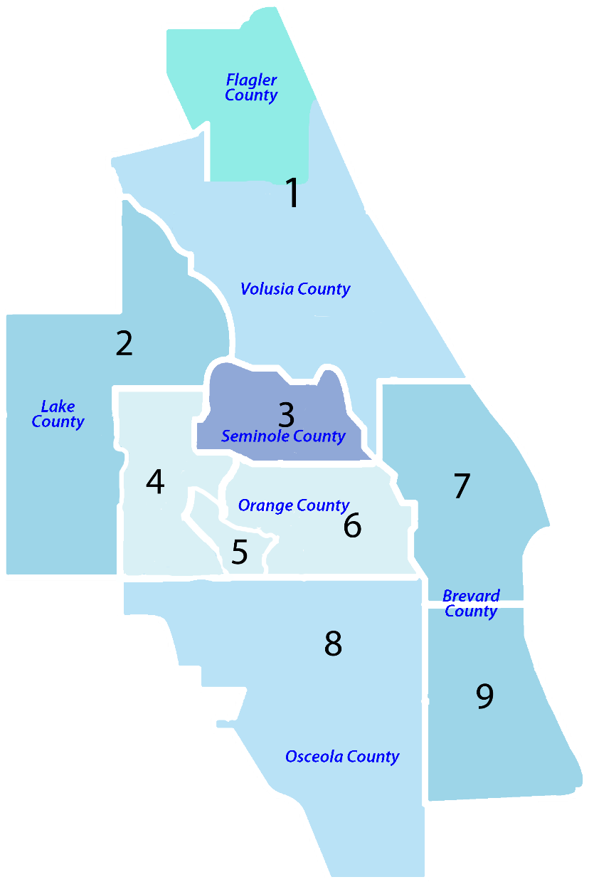 Districts Of The Central Florida Council - Central Florida Council (861x1267), Png Download