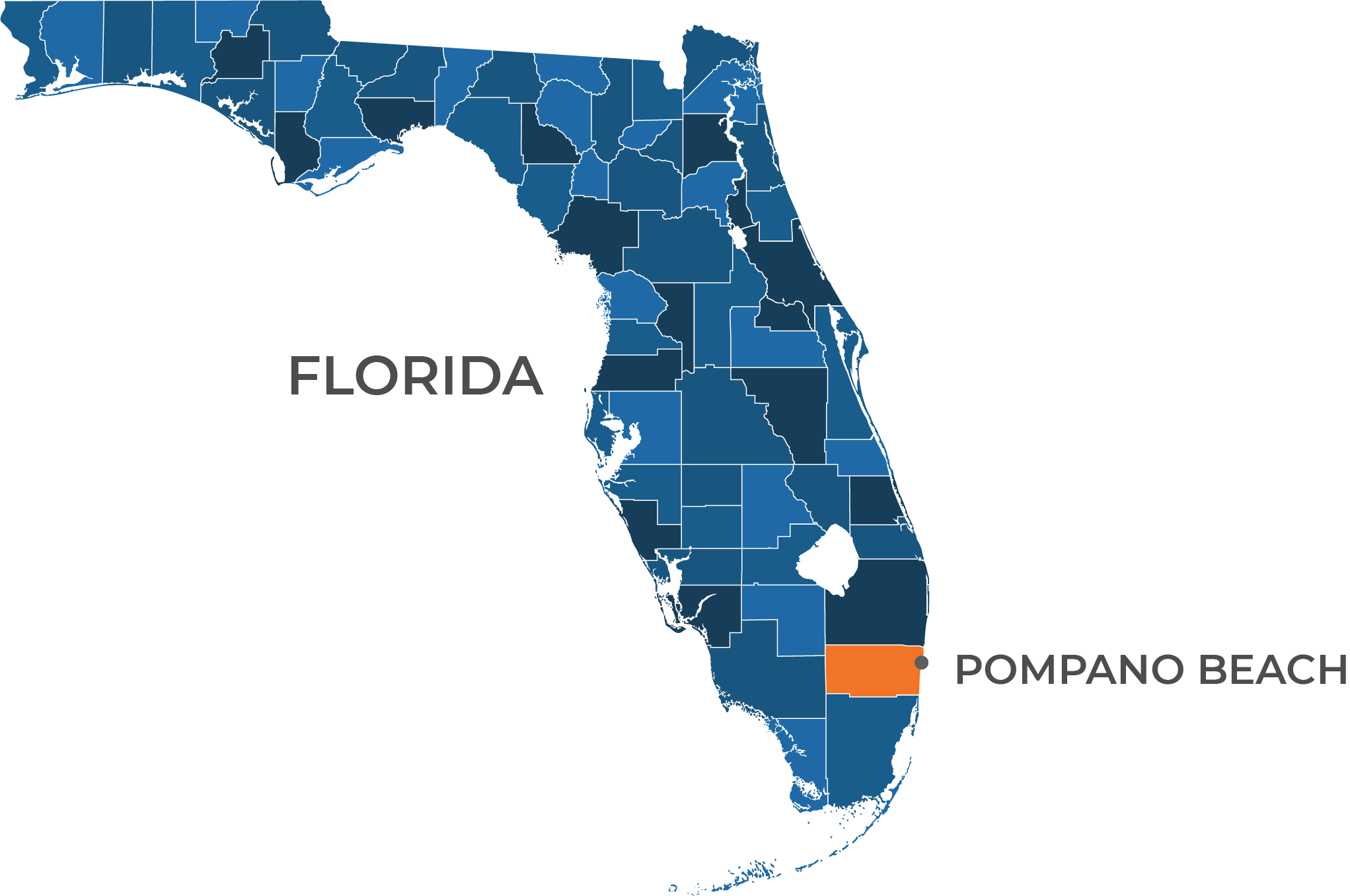 Facility Page Image - Florida Map (2043x1356), Png Download