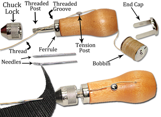 To Repair Your Outdoor Gear, This Tool Works Really - Speedy Stitcher #120 Speedy Stiticher Sewing Awl (640x468), Png Download