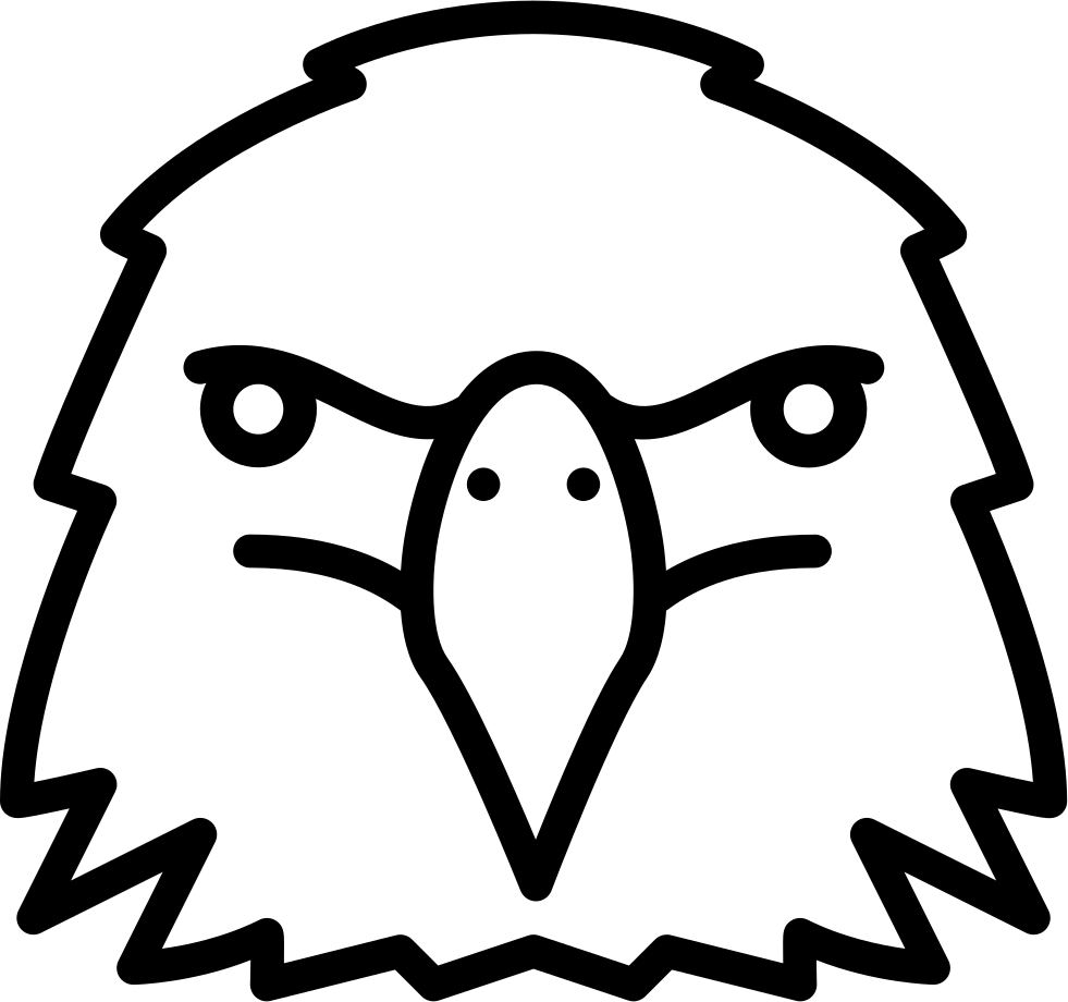 Eagle Head - - Easy Spirit Animal Art (981x920), Png Download