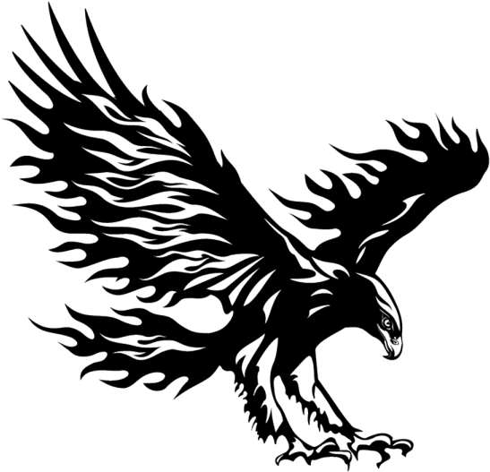 Png Library Pheonix Drawing Eagle Head - Eagle Sticker (600x600), Png Download