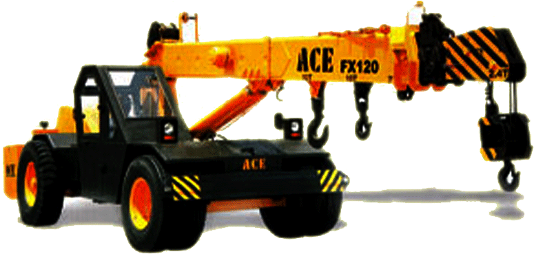 Hydraulic Mobile Crane - Ace Hydra (800x421), Png Download