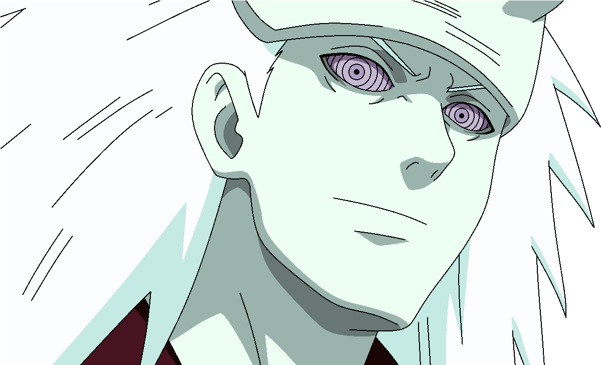Rinnegan - Madara Uchiha Both Rinnegan (1344x727), Png Download