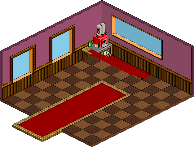 Rooftop 30 Oct 2017 - Habbo Rooftop (626x475), Png Download