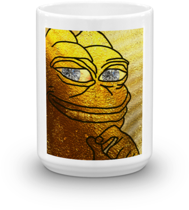 Golden Rare Pepe Limited Edition Mug - Mug (530x530), Png Download