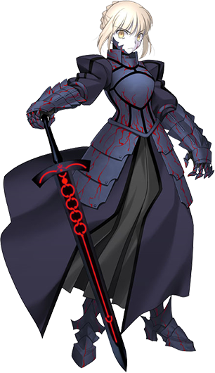 She Later Reverts Back To Her Old Self As Standard - Fate Stay Night Saber Male (306x530), Png Download