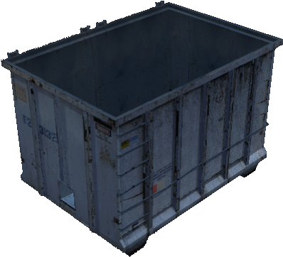Dumpster - Roof (438x425), Png Download