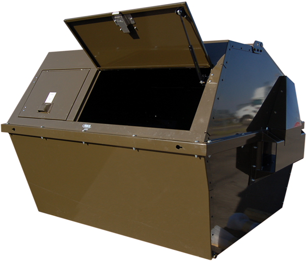 2013 06 27 - Bear Proof Dumpsters (600x525), Png Download