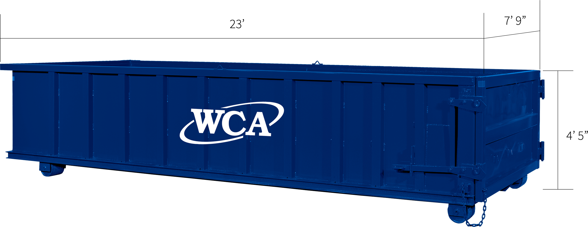 Dumpster Image - Shipping Container (2373x918), Png Download