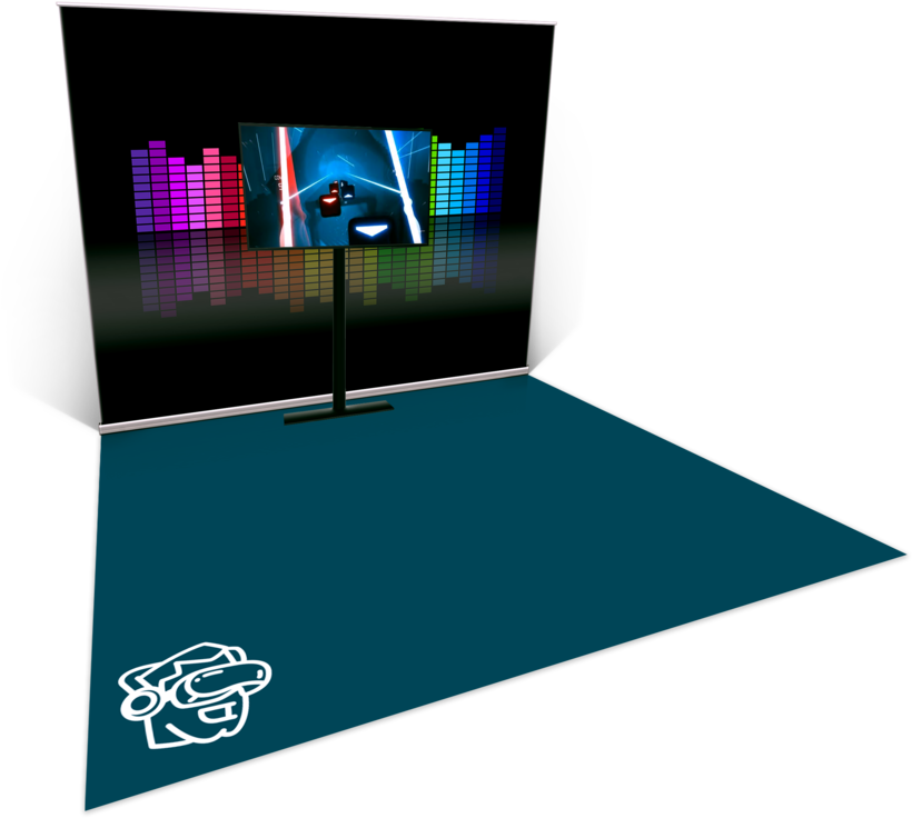 Beat Saber - Mockup (1000x1000), Png Download