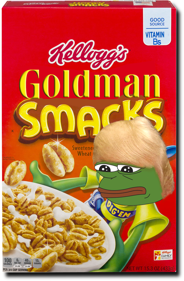 Goldman Sachs Trump Memes Rare Pepe Honey Smacks Cereal - Kellogg's Honey Smacks Recall (770x1000), Png Download