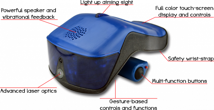 Hero Blast Laser Tag - Game (750x387), Png Download