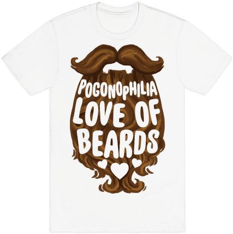 The Love Of Beards Mens T-shirt - Dog Halloween T Shirt (484x484), Png Download