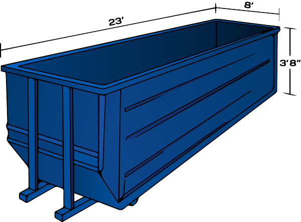 Request Dumpster Service Roll-off Dumpster - Waste Container (600x444), Png Download