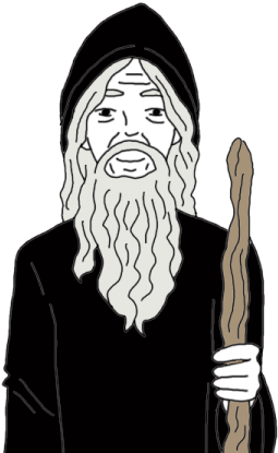 Hedge Wizard - Magician (450x450), Png Download
