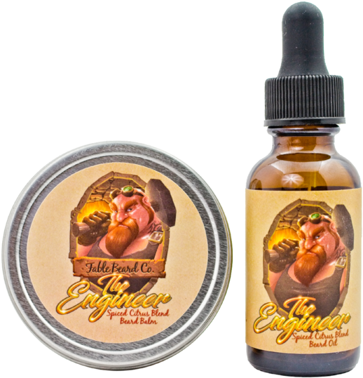 A Spiced Citrus Beard Oil & Beard Balm Kit - Beard Oil (550x550), Png Download
