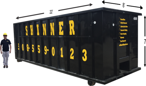 This Is Our Biggest Dumpster - Cubic Yard (498x293), Png Download