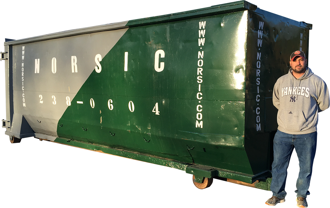 40 Cubic Yard Roll-off Dumpsters - Roll-off (1100x694), Png Download