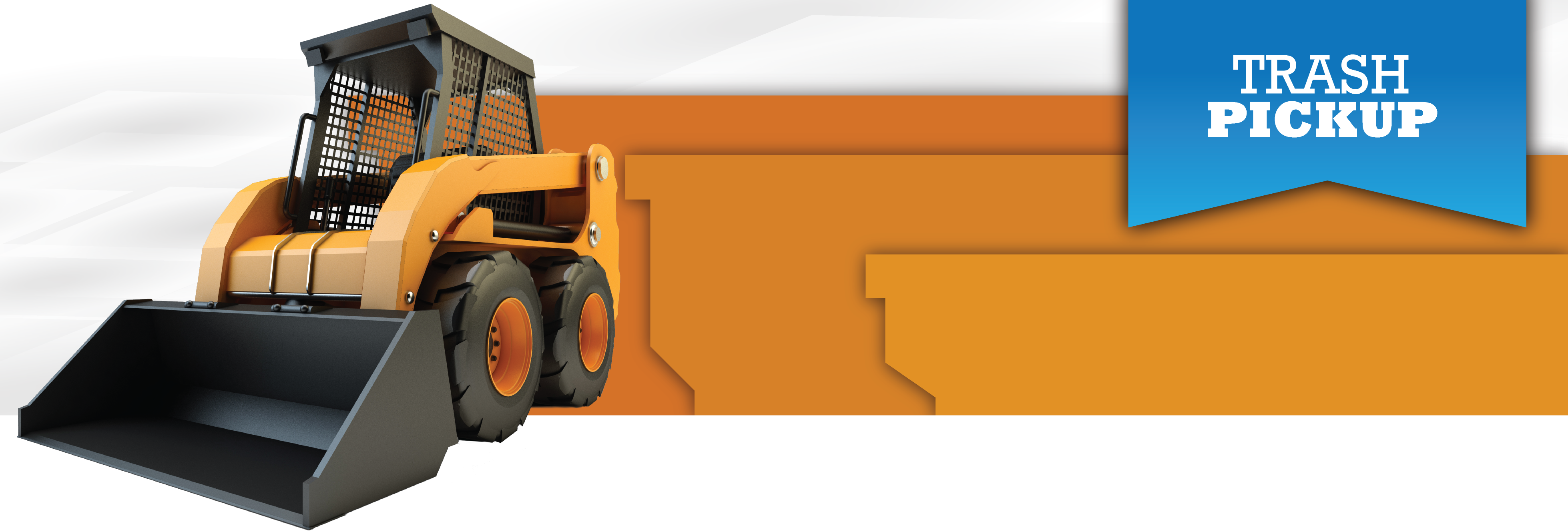 Trash Pickup Dumpster Express Albuquerque (3917x1329), Png Download