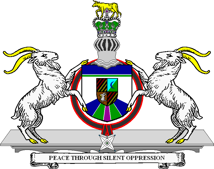 Full Greater Arms Of The Empire Wp Version Nathan Ii - Goat Cartoon (750x626), Png Download