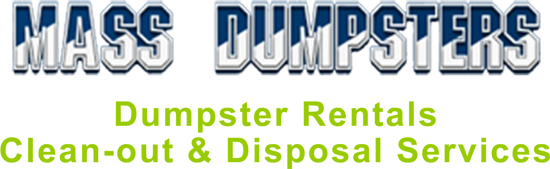 Mass Dumpsters, South Shore Ma - Massachusetts (2000x750), Png Download