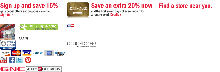 Gnc Footer Graphics - Gnc Live Well (895x454), Png Download