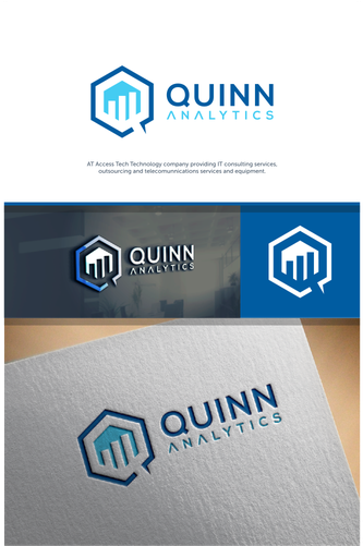 Create A Logo For Quinn Analytics That Will Be Viewed - Graphic Design (500x500), Png Download