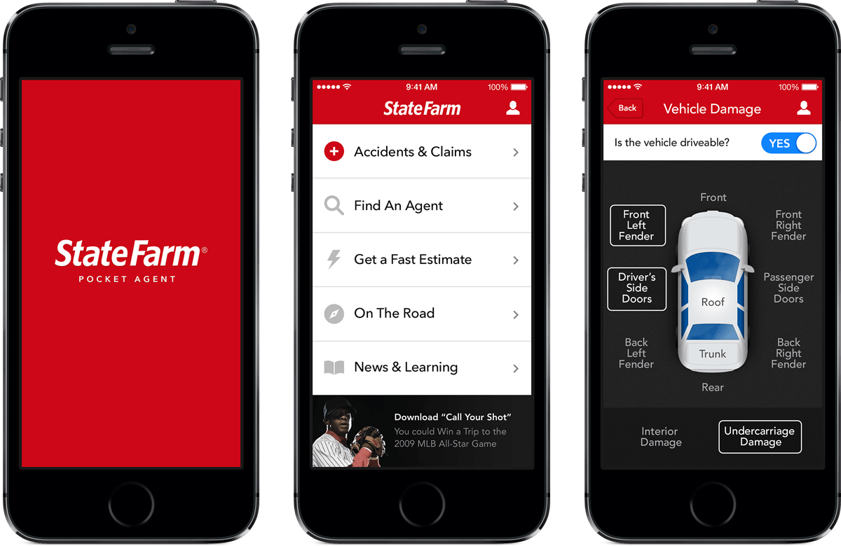 Blackberry - State Farm Mobile App (1200x780), Png Download