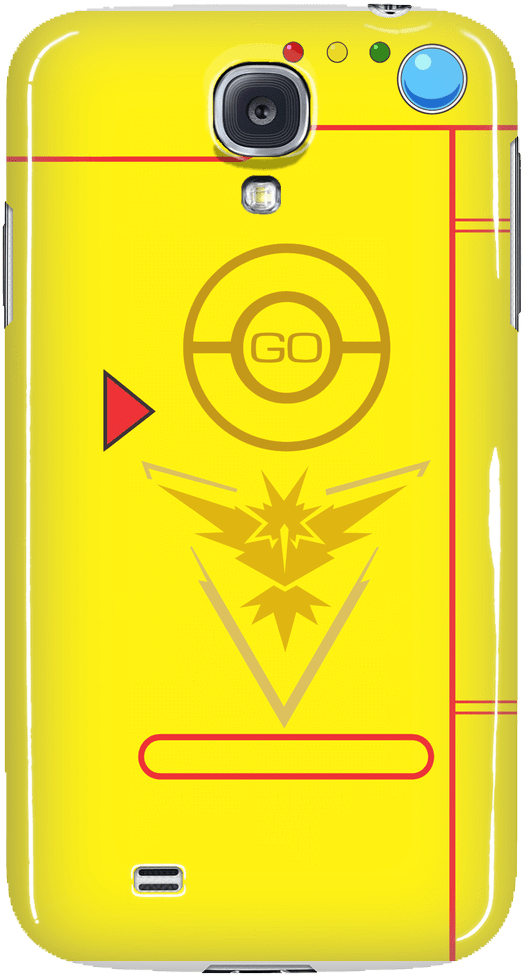 Pokemon Go Phone Case - Pokepress Stickers 2 X Yellow Team Mystic Pokemon Go (1024x1024), Png Download