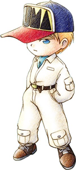Blue Moon Moon, Moon Art, Harvest Moon Game, Rune Factory, - Harvest Moon Btn Gray (337x621), Png Download