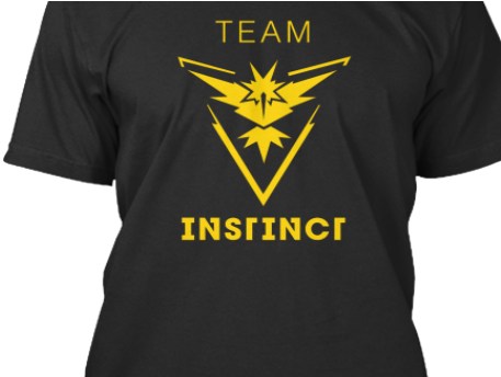 Team Instinct $14 - Legendary Pokemon Birds Pokemon Go (473x343), Png Download