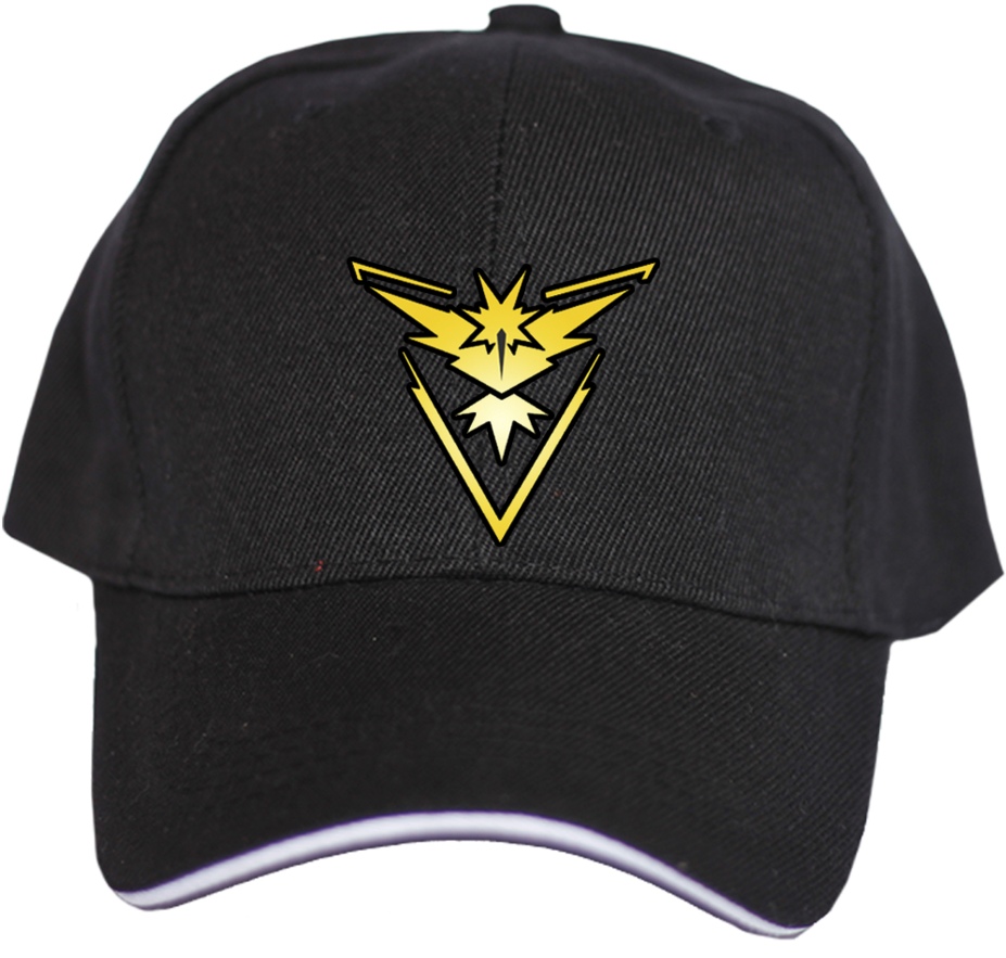Pokemon Team Instinct Cap - Pokemon Go Team Instinct Necklace (1024x1024), Png Download