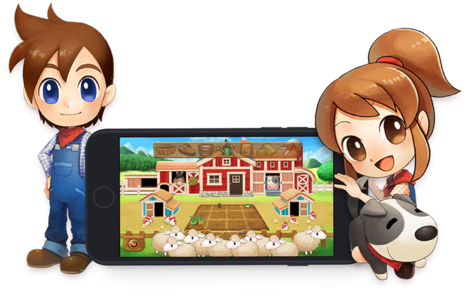 May 25 - Harvest Moon Lil Farmers (733x550), Png Download