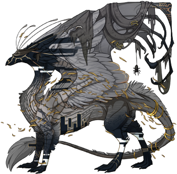 5 - Sebastian Michaelis As A Dragon (350x350), Png Download