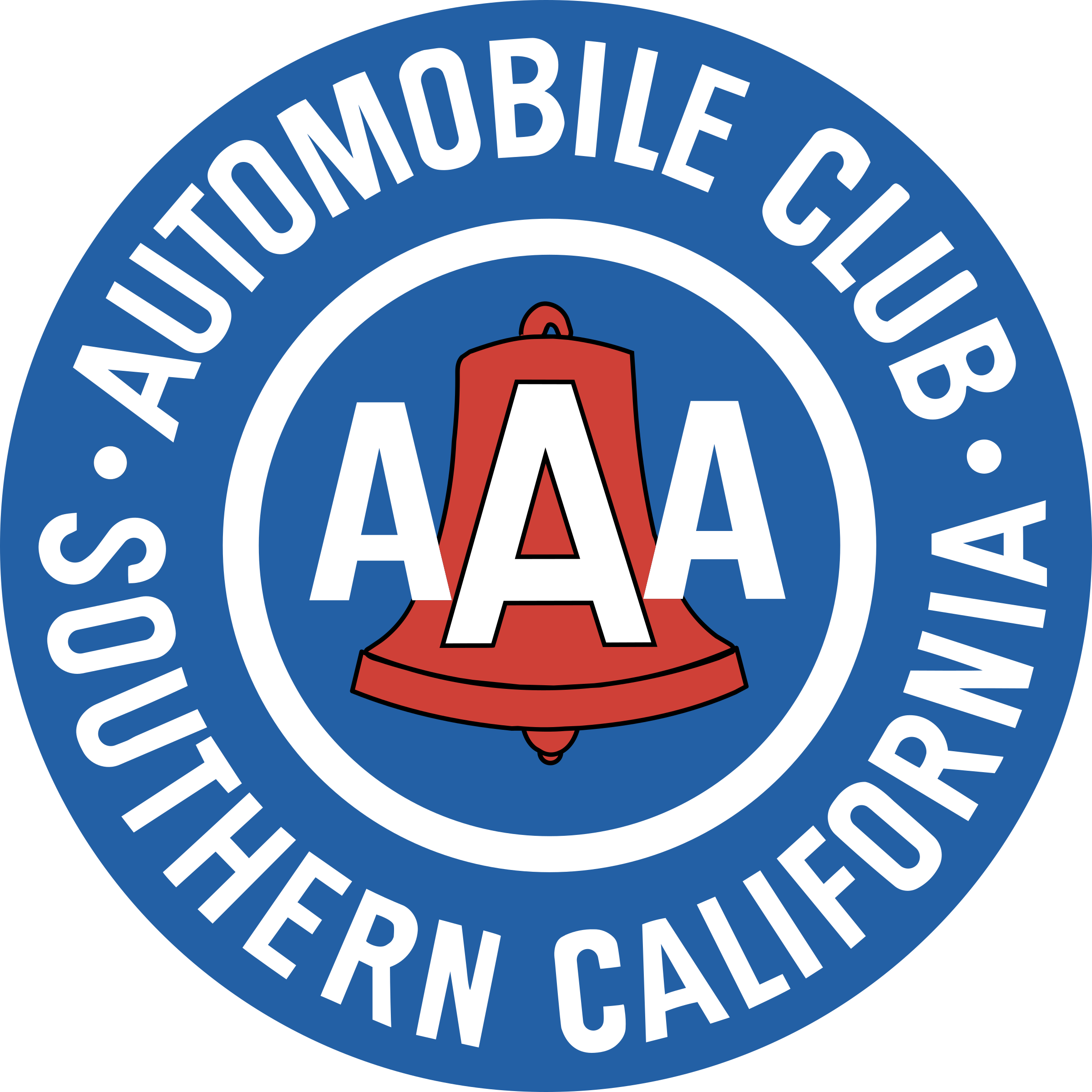 Aaa California 1 Logo Png Transparent - Auto Club Of Southern California Logo (2400x2400), Png Download