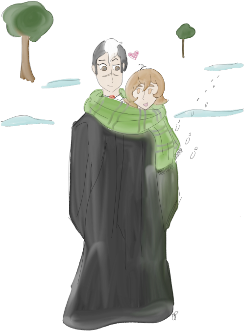 A Harry Potter Au For @ibupony For The @shaladinsecretsanta - Illustration (540x723), Png Download