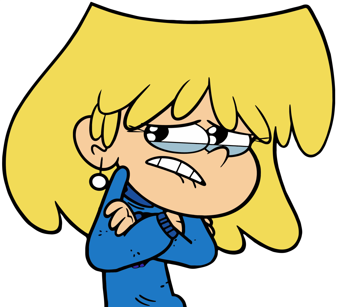 Image Upset Lori Png - Loud House Lori Sad (1280x1166), Png Download